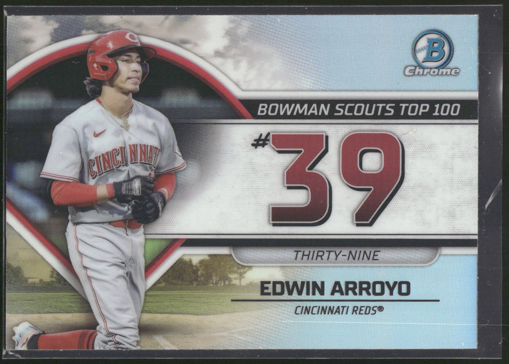 2023 Bowman #BTP-39 Edwin Arroyo Bowman Scouts Top 100