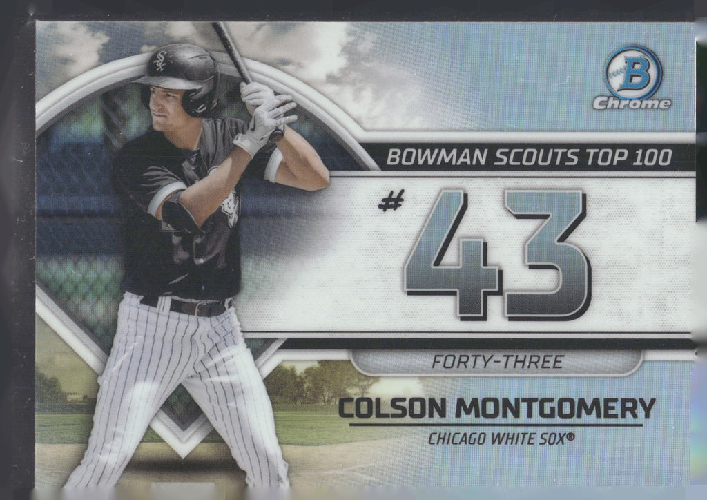 2023 Bowman #BTP-43 Colson Montgomery Bowman Scouts Top 100