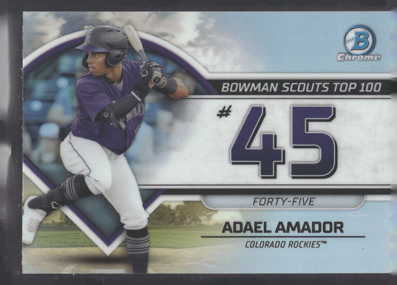 2023 Bowman #BTP-45 Adael Amador Bowman Scouts Top 100