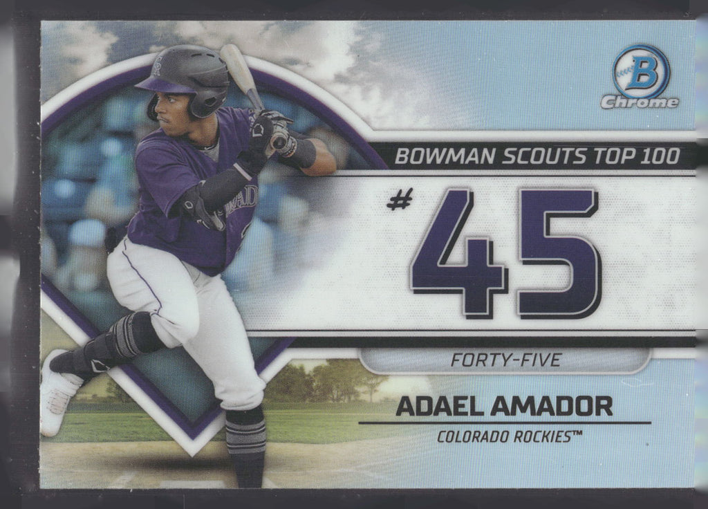 2023 Bowman #BTP-45 Adael Amador Bowman Scouts Top 100