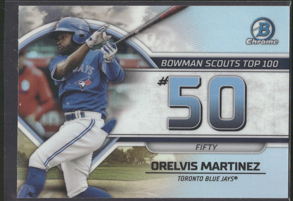 2023 Bowman #BTP-50 Orelvis Martinez Bowman Scouts Top 100