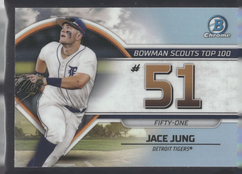 2023 Bowman #BTP-51 Jace Jung Bowman Scouts Top 100