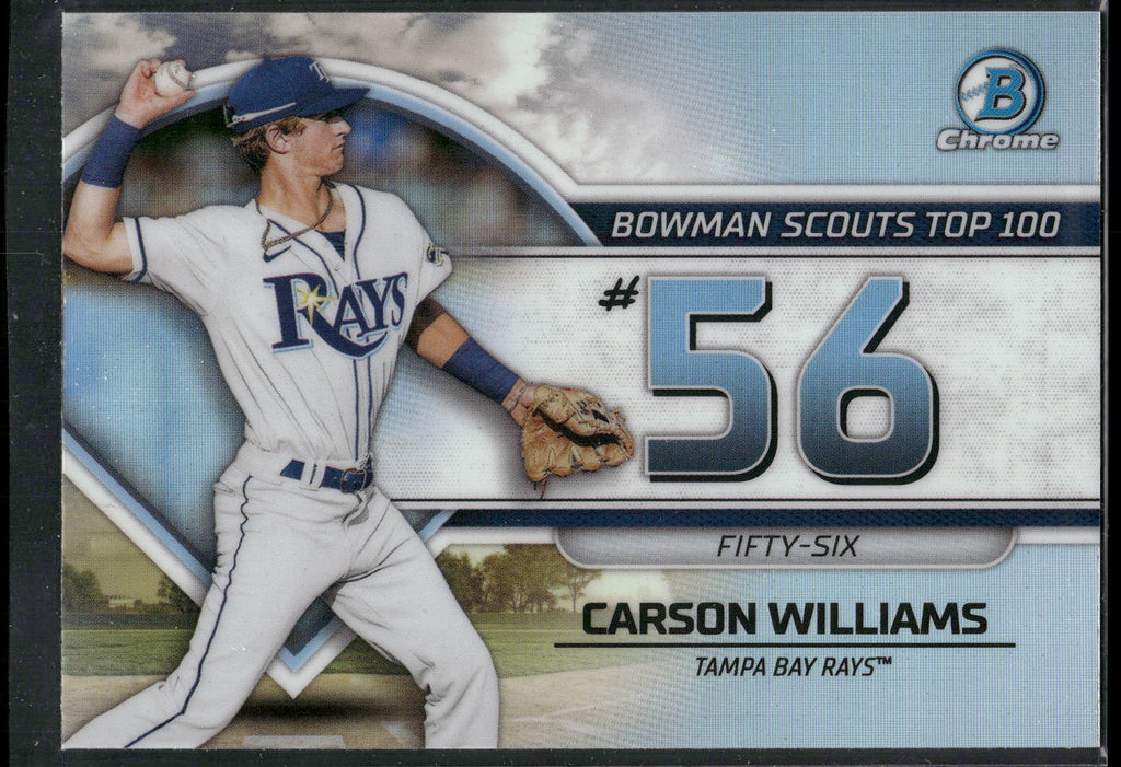2023 Bowman #BTP-56 Carson Williams Bowman Scouts Top 100