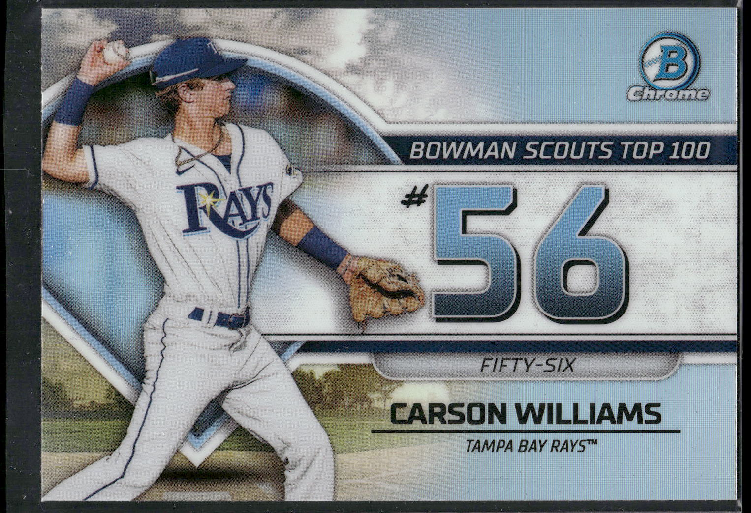 2023 Bowman #BTP-56 Carson Williams Bowman Scouts Top 100