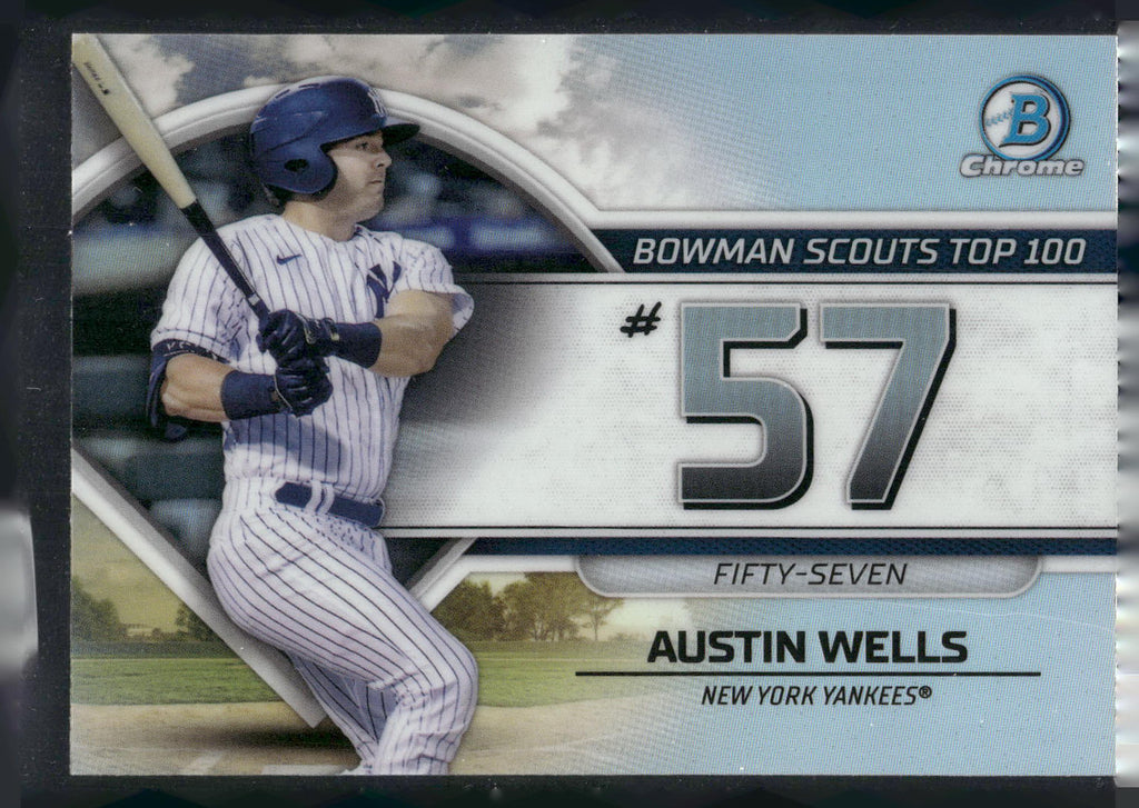 2023 Bowman #BTP-57 Austin Wells Bowman Scouts Top 100