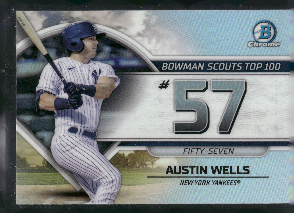 2023 Bowman #BTP-57 Austin Wells Bowman Scouts Top 100