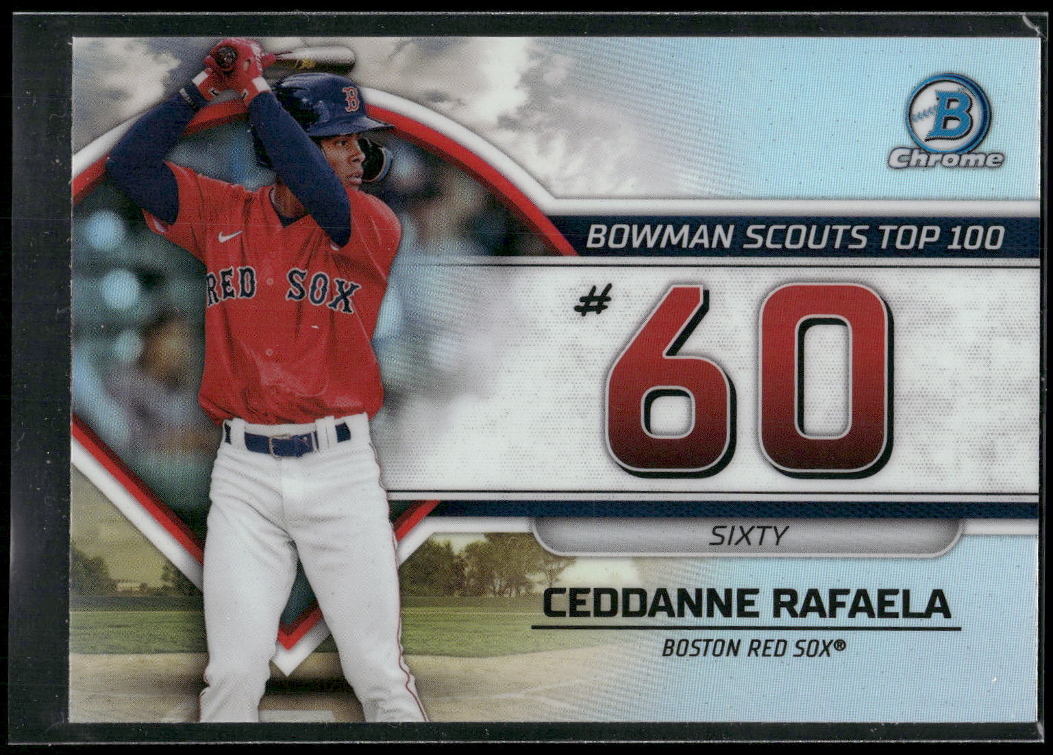 2023 Bowman #BTP-60 Ceddanne Rafaela Bowman Scouts Top 100
