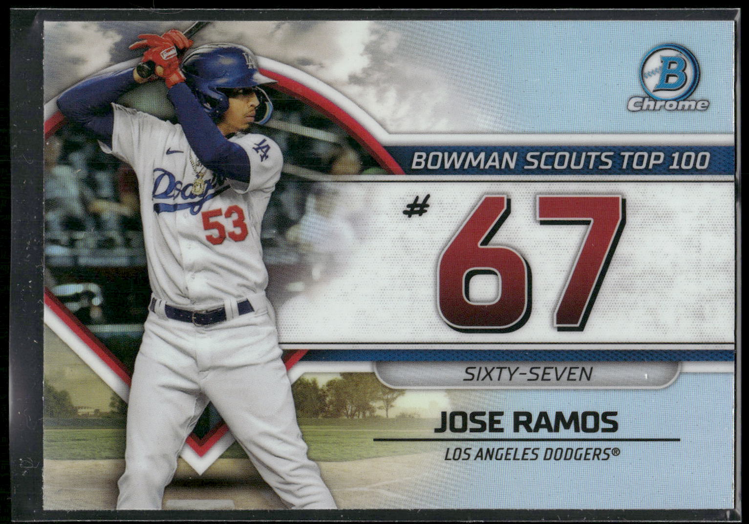 2023 Bowman #BTP-67 Jose Ramos Bowman Scouts Top 100