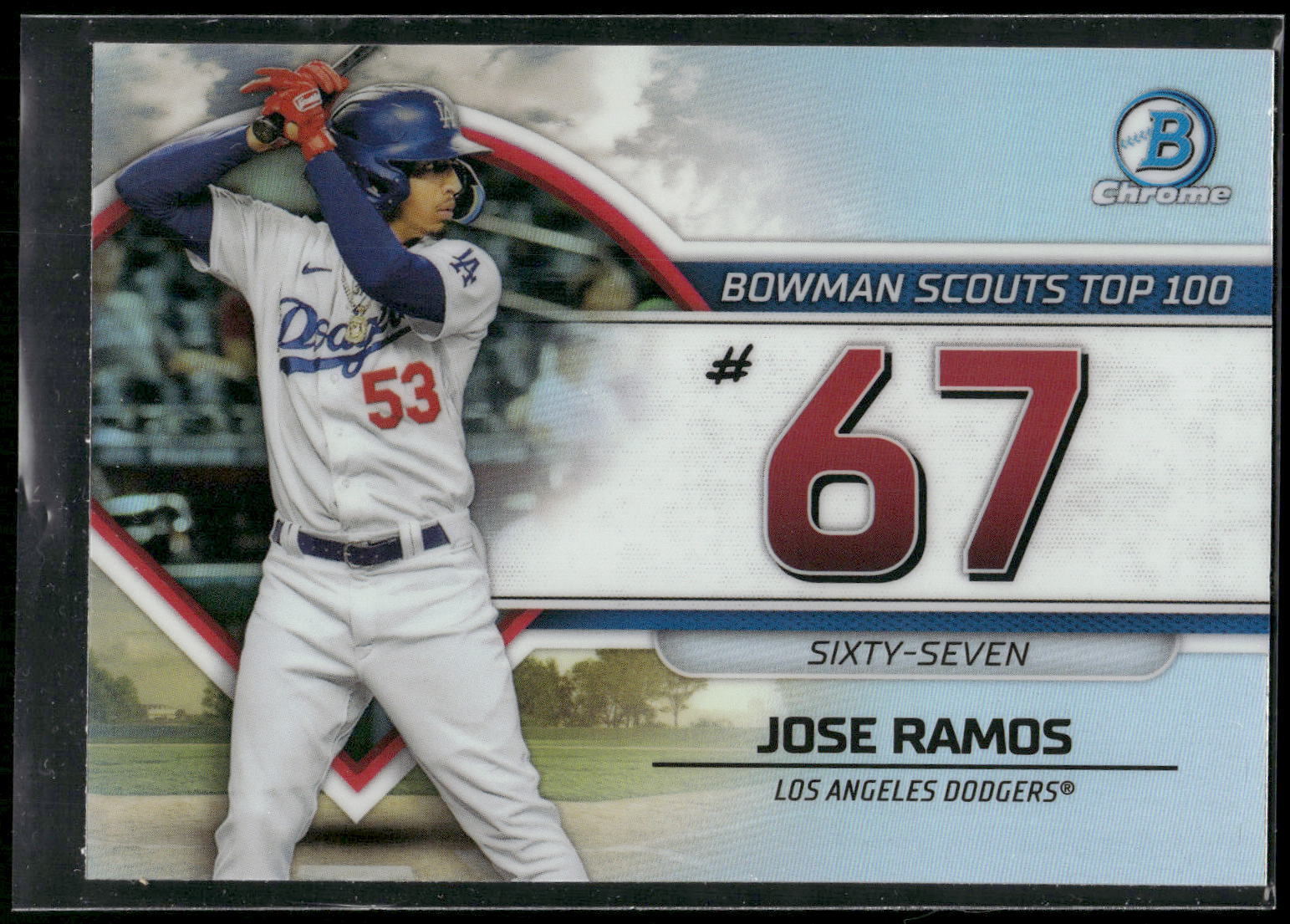 2023 Bowman #BTP-67 Jose Ramos Bowman Scouts Top 100