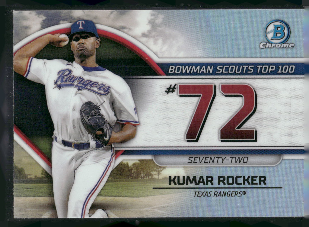 2023 Bowman #BTP-72 Kumar Rocker Bowman Scouts Top 100