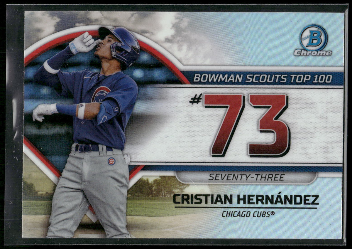 2023 Bowman #BTP-73 Cristian Hernandez Bowman Scouts Top 100