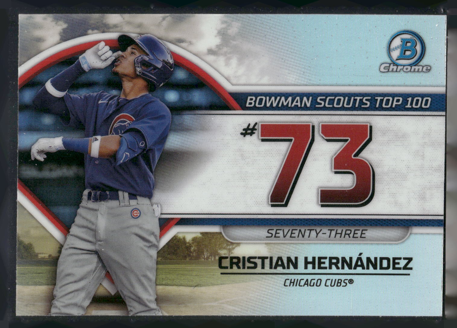 2023 Bowman #BTP-73 Cristian Hernandez Bowman Scouts Top 100