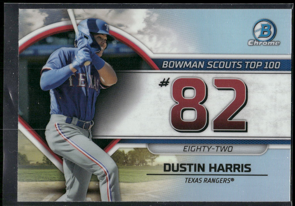 2023 Bowman #BTP-82 Dustin Harris Bowman Scouts Top 100