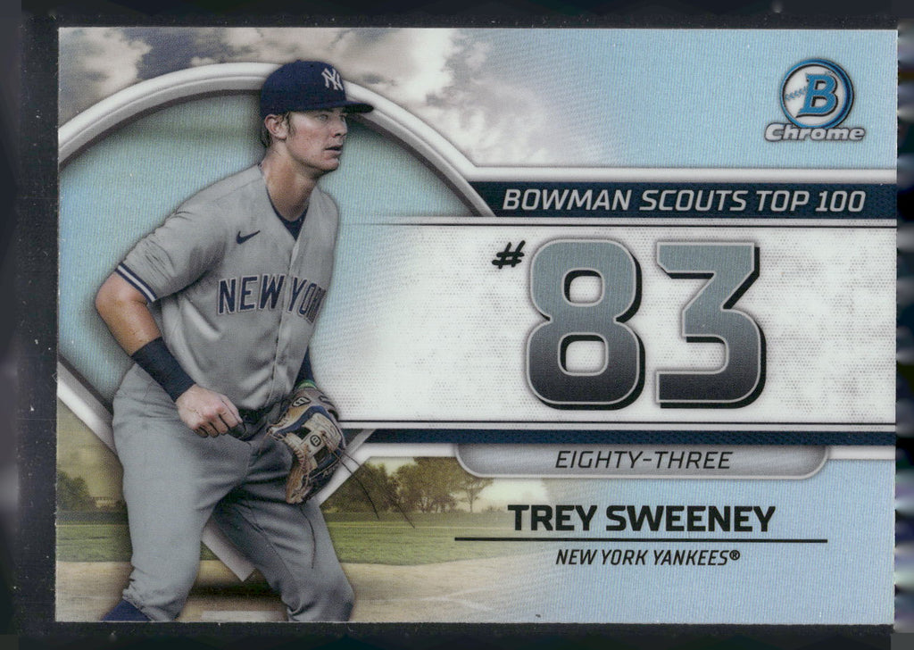 2023 Bowman #BTP-83 Trey Sweeney Bowman Scouts Top 100
