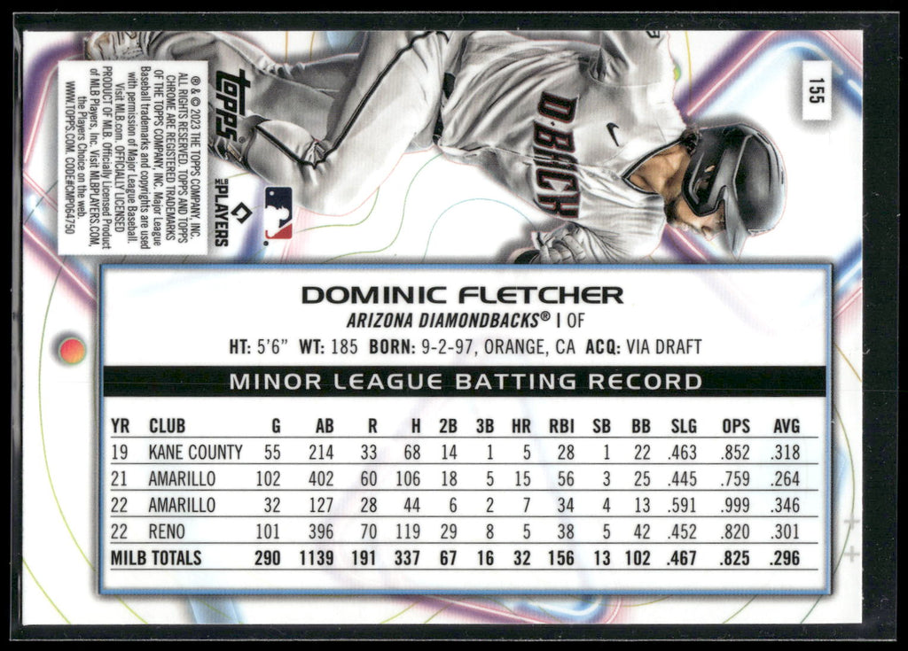 2023 Topps Chrome Cosmic #155 Dominic Fletcher