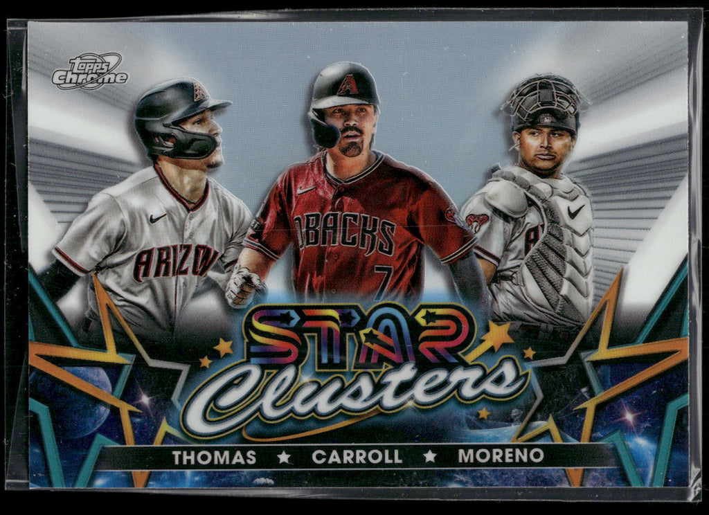 2023 Topps Chrome Cosmic #SC-2 Moreno / Thomas / Carroll Star Clusters