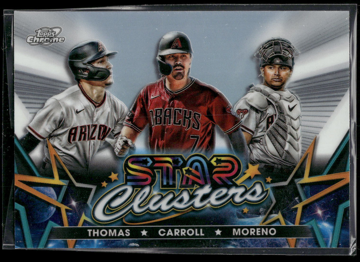 2023 Topps Chrome Cosmic #SC-2 Moreno / Thomas / Carroll Star Clusters