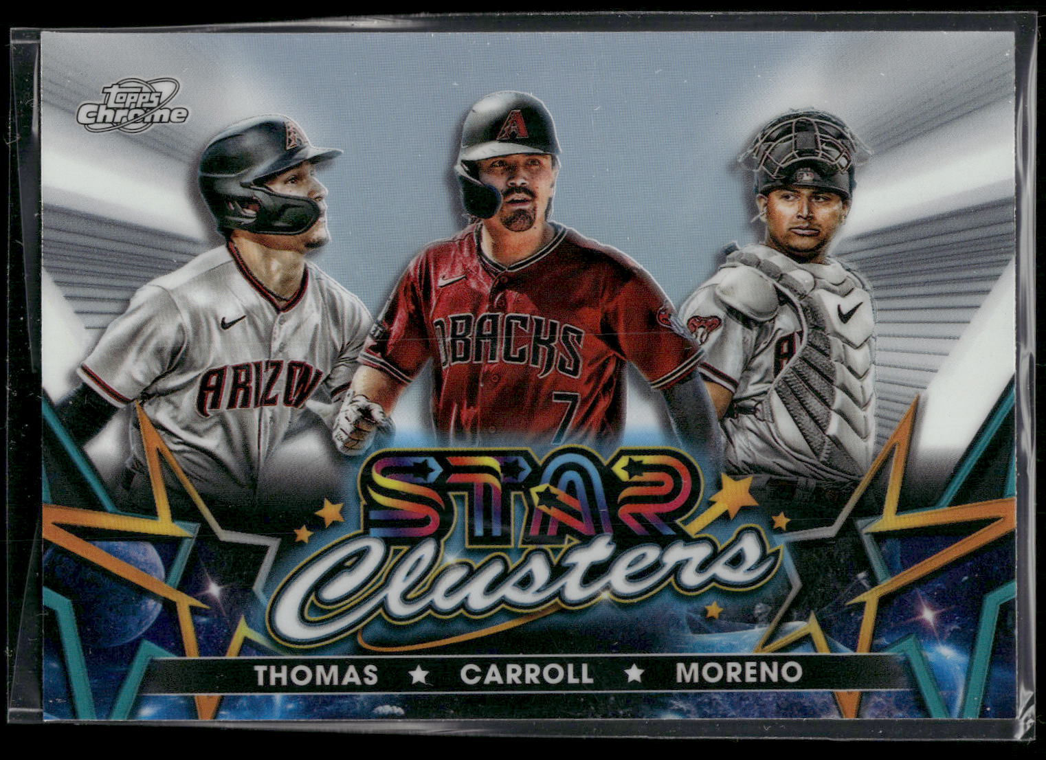 2023 Topps Chrome Cosmic #SC-2 Moreno / Thomas / Carroll Star Clusters