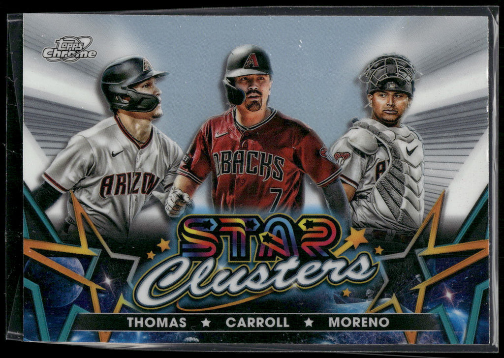 2023 Topps Chrome Cosmic #SC-2 Moreno / Thomas / Carroll Star Clusters