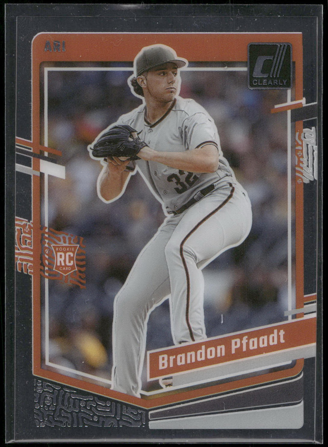 2023 Panini Chronicles - Clearly Donruss #3 Brandon Pfaadt