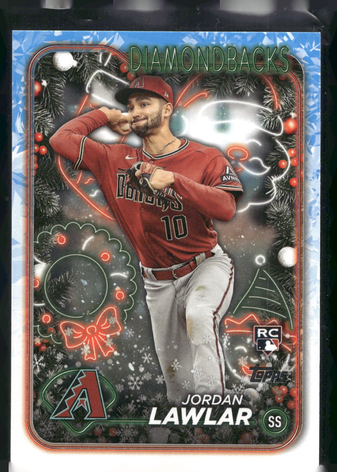 2024 Topps Holiday #H166 Jordan Lawlar