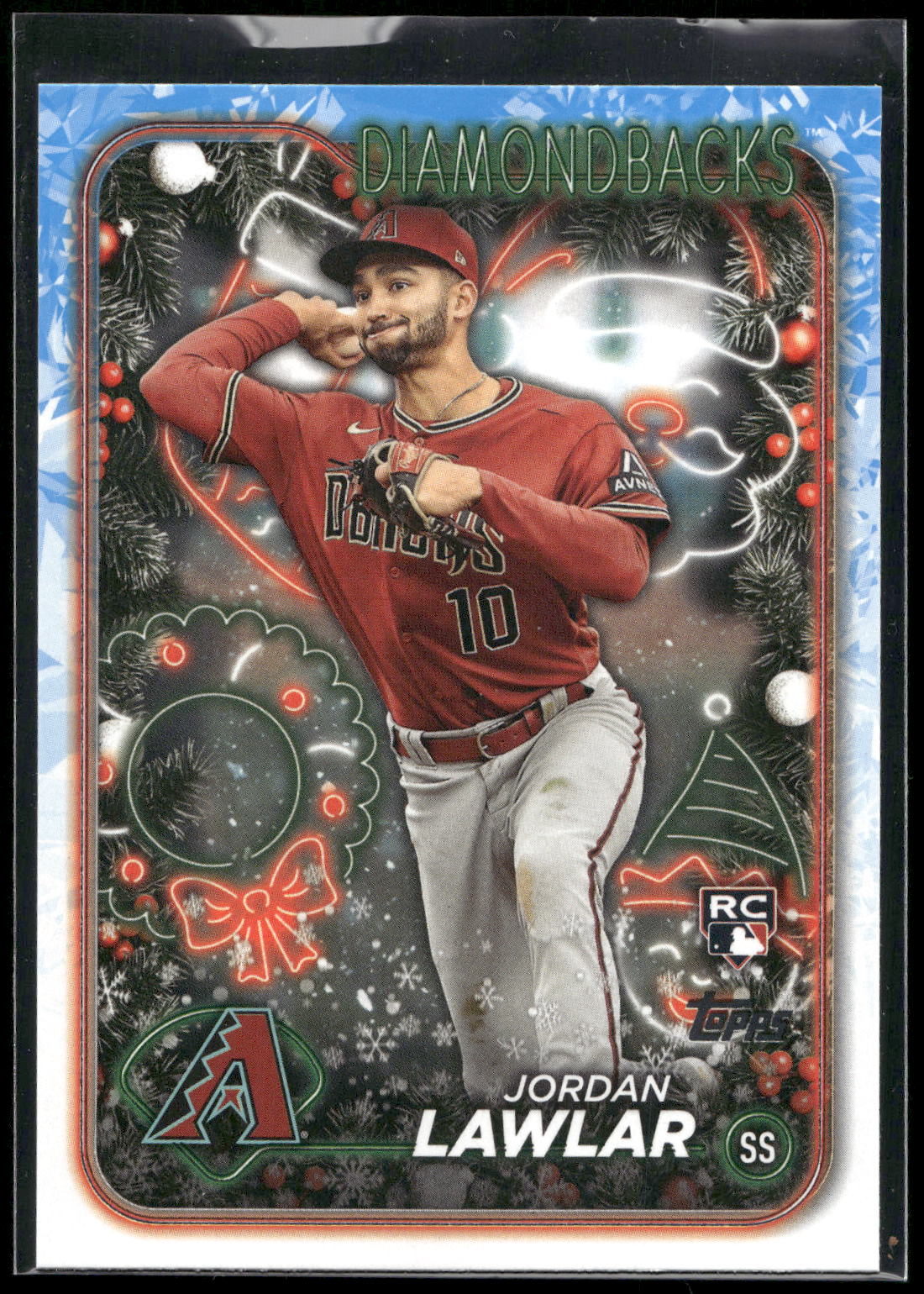 2024 Topps Holiday #H166 Jordan Lawlar