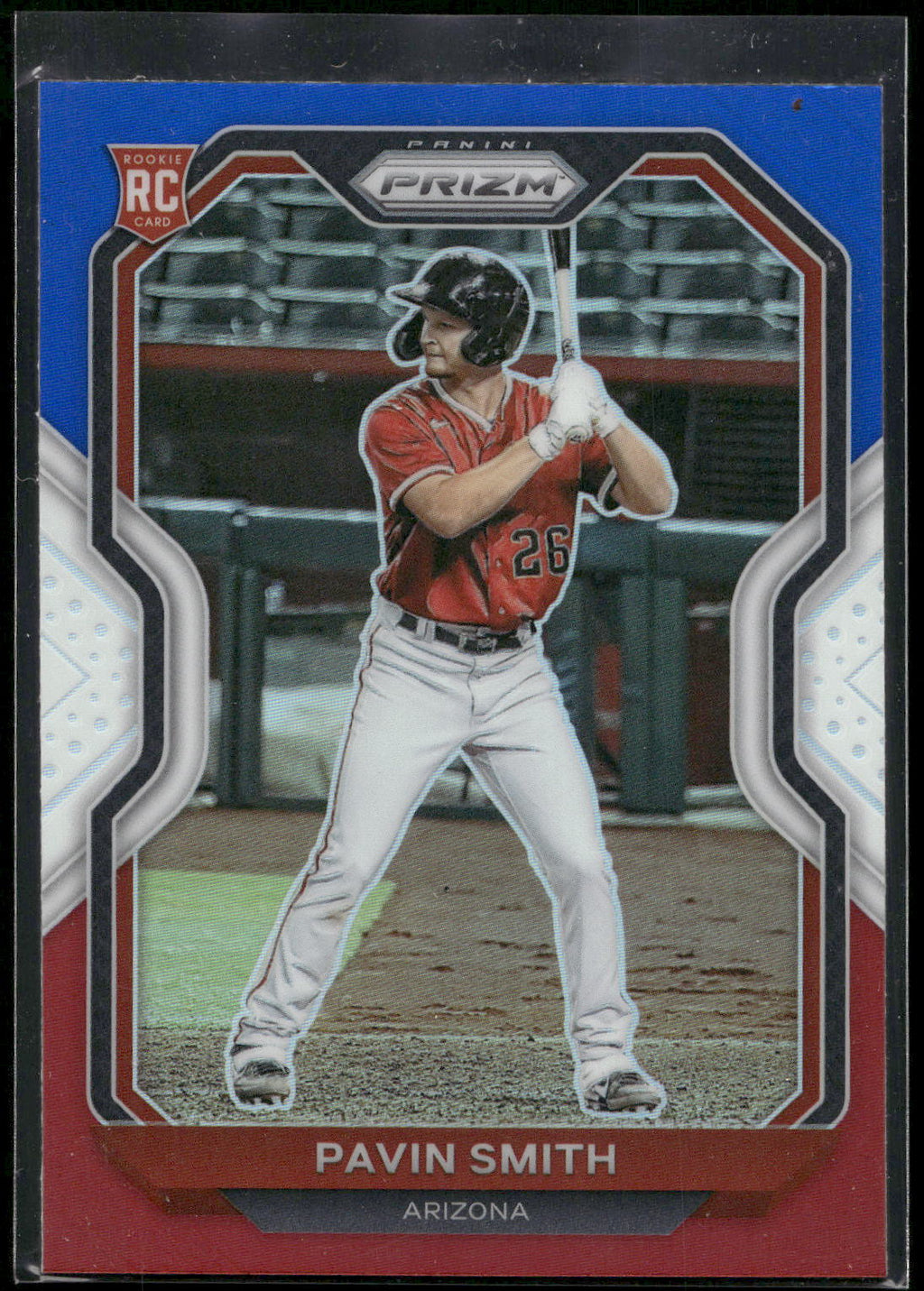 2021 Panini Prizm #70 Pavin Smith Red/White/Blue Prizm