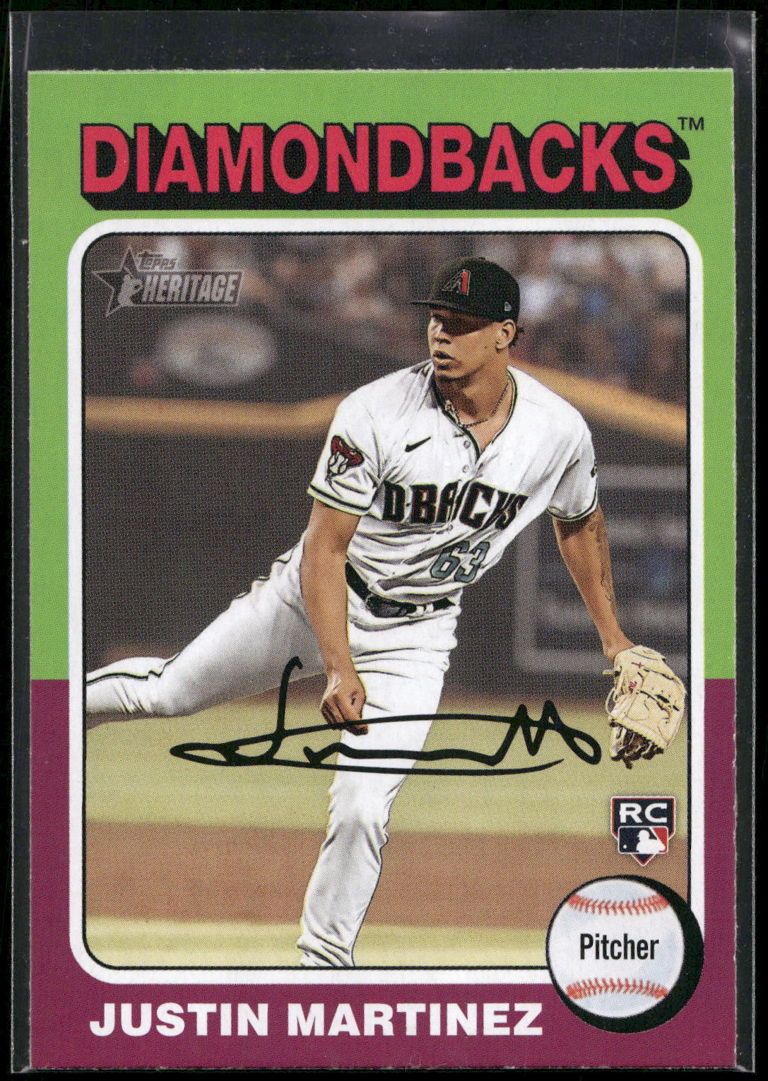2024 Topps Heritage #169 Justin Martinez