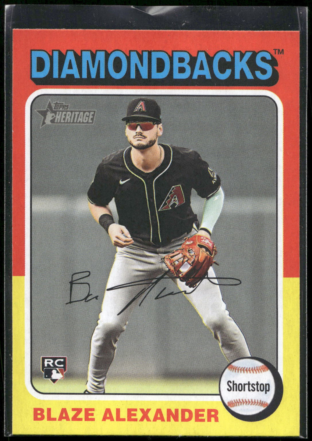 2024 Topps Heritage #629 Blaze Alexander