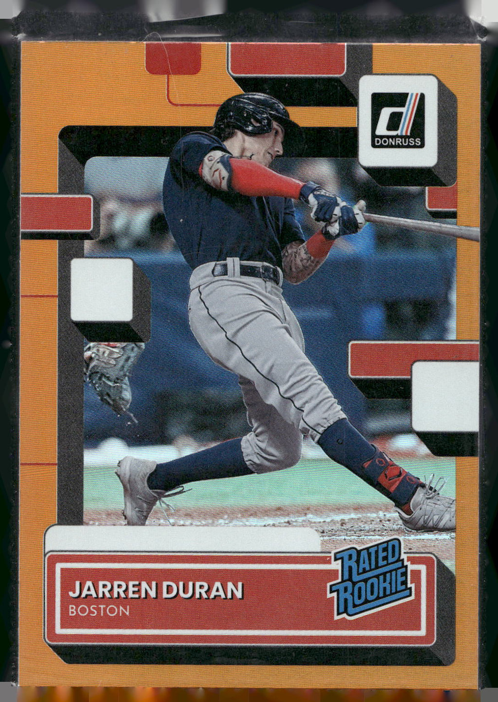 2022 Donruss #40 Jarren Duran Holo Orange