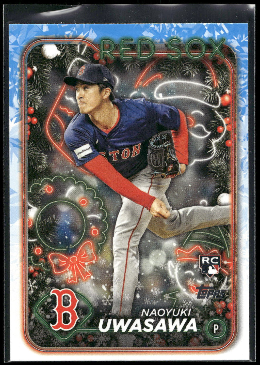 2024 Topps Holiday #H37 Naoyuki Uwasawa