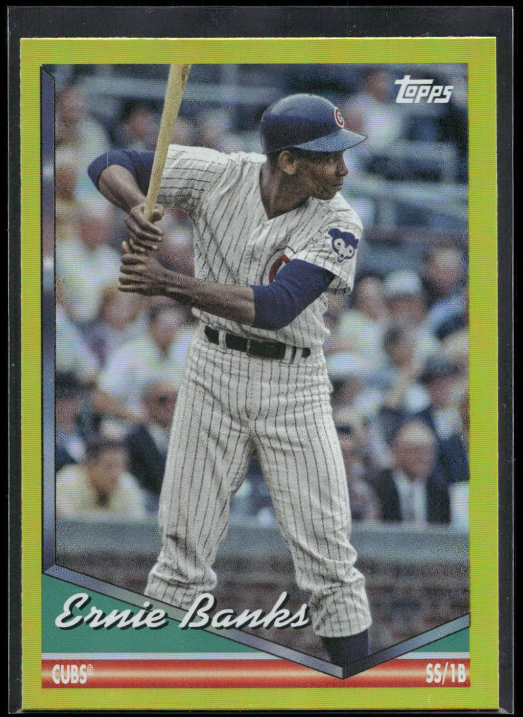 2024 Topps Archives #258 Ernie Banks Yellow Foilboard