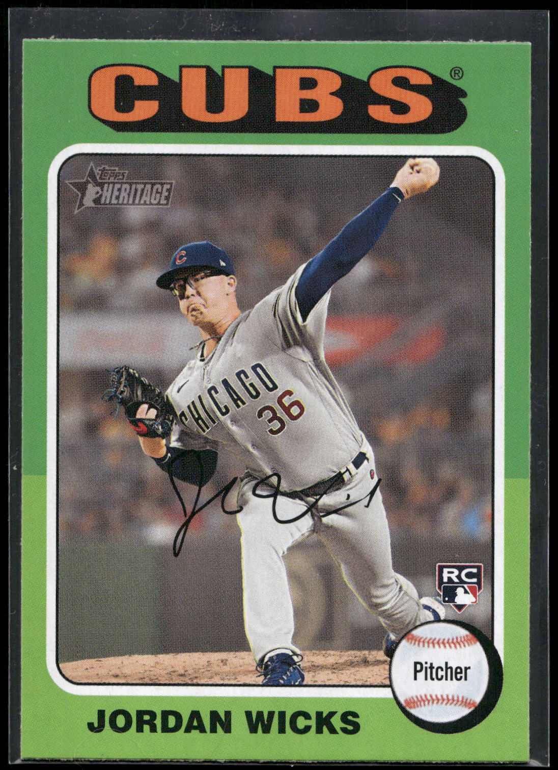 2024 Topps Heritage #390 Jordan Wicks