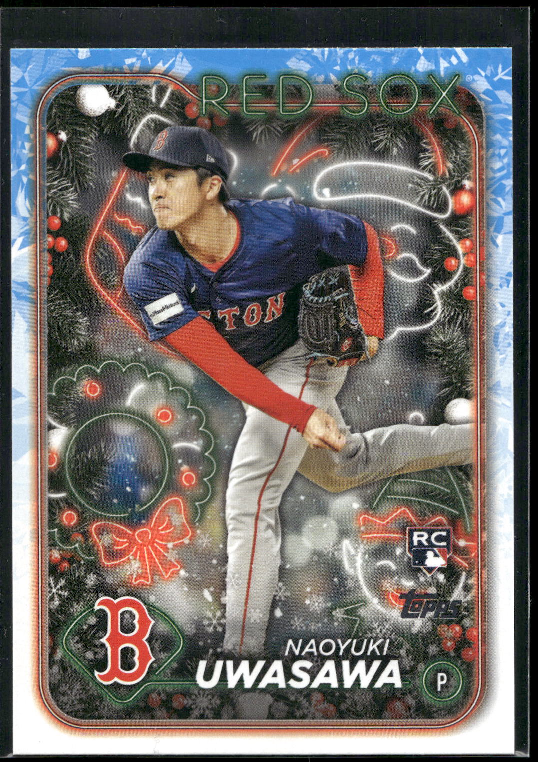 2024 Topps Holiday #H37 Naoyuki Uwasawa