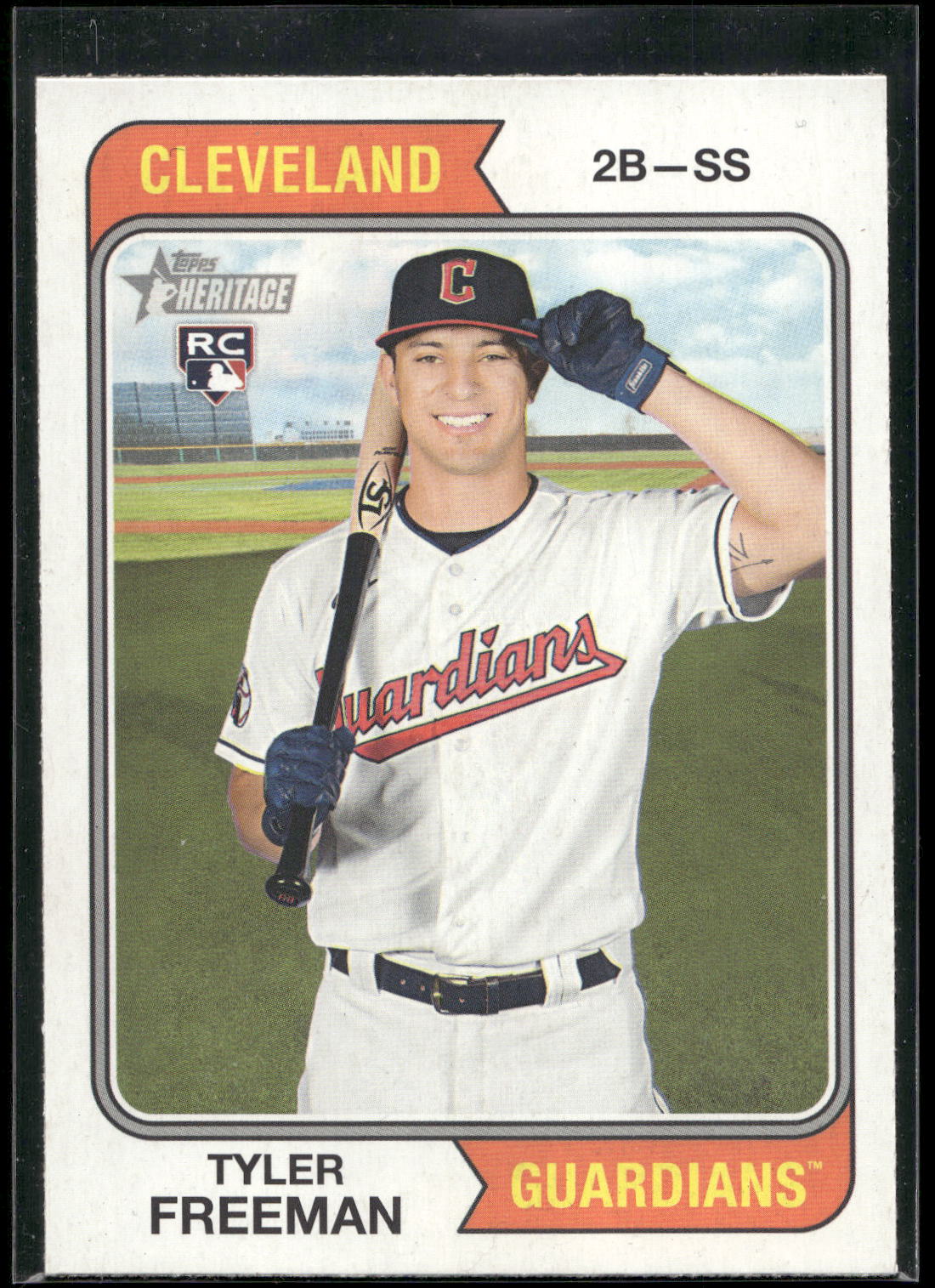 2023 Topps Heritage #319 Tyler Freeman