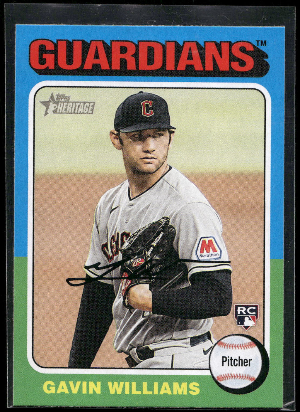 2024 Topps Heritage #489 Gavin Williams