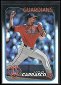 2024 Topps Update #US118 Carlos Carrasco Rainbow Foil