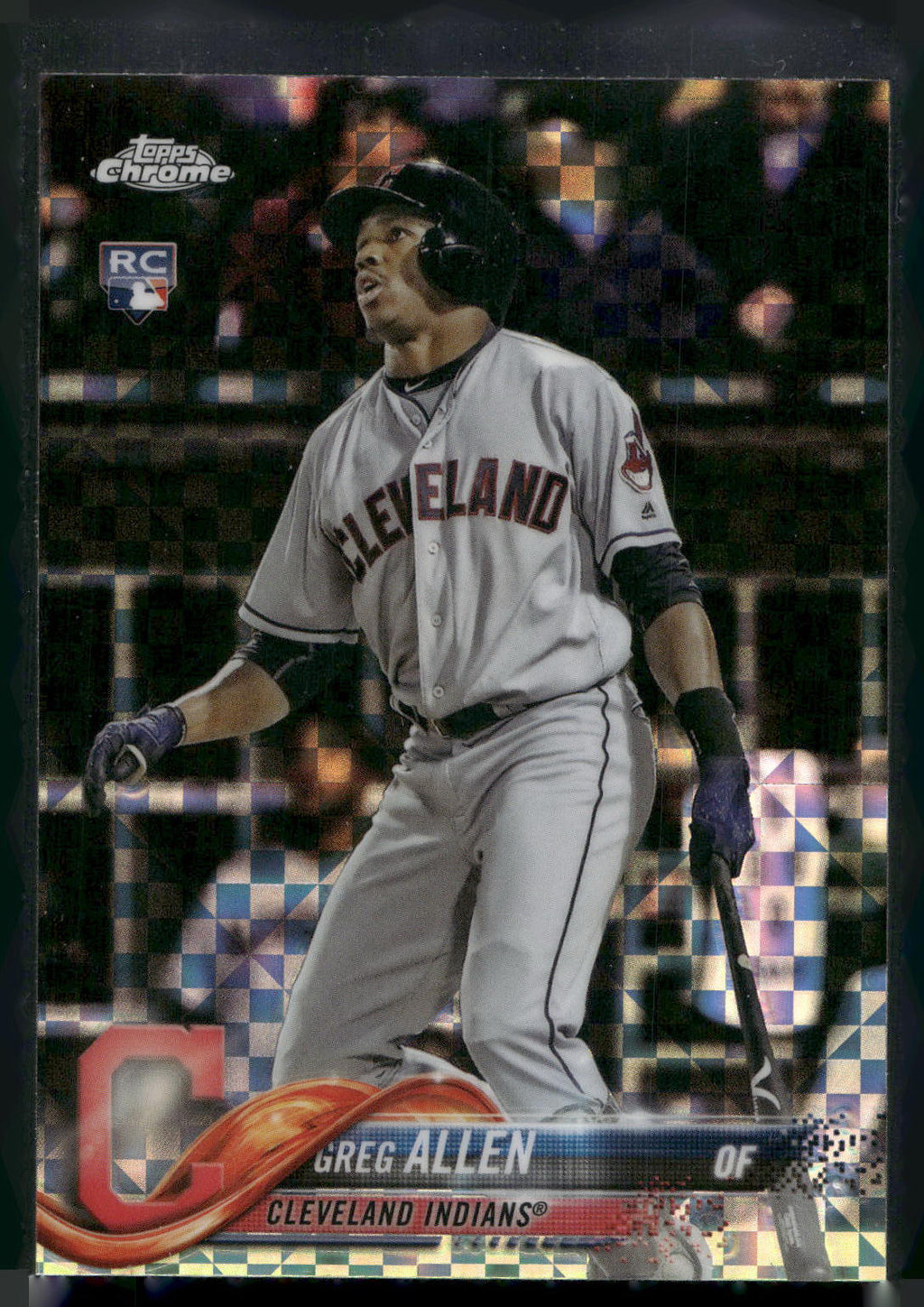 2018 Topps Chrome #84 Greg Allen Refractor