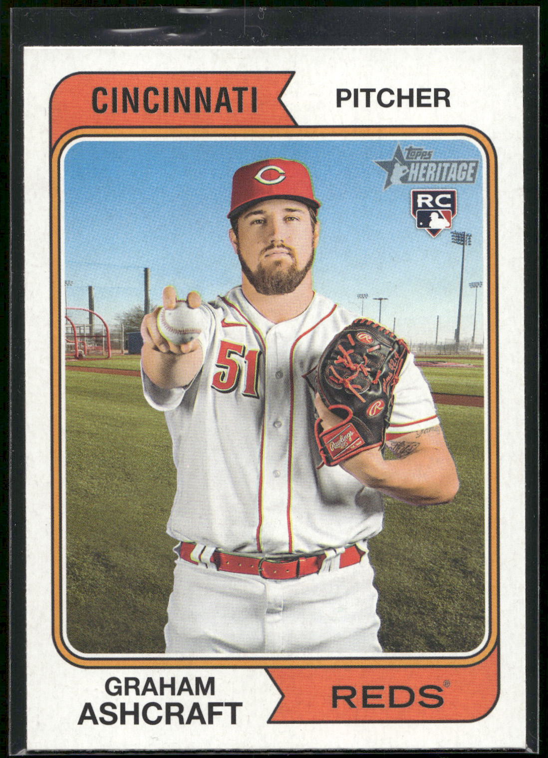 2023 Topps Heritage #383 Graham Ashcraft