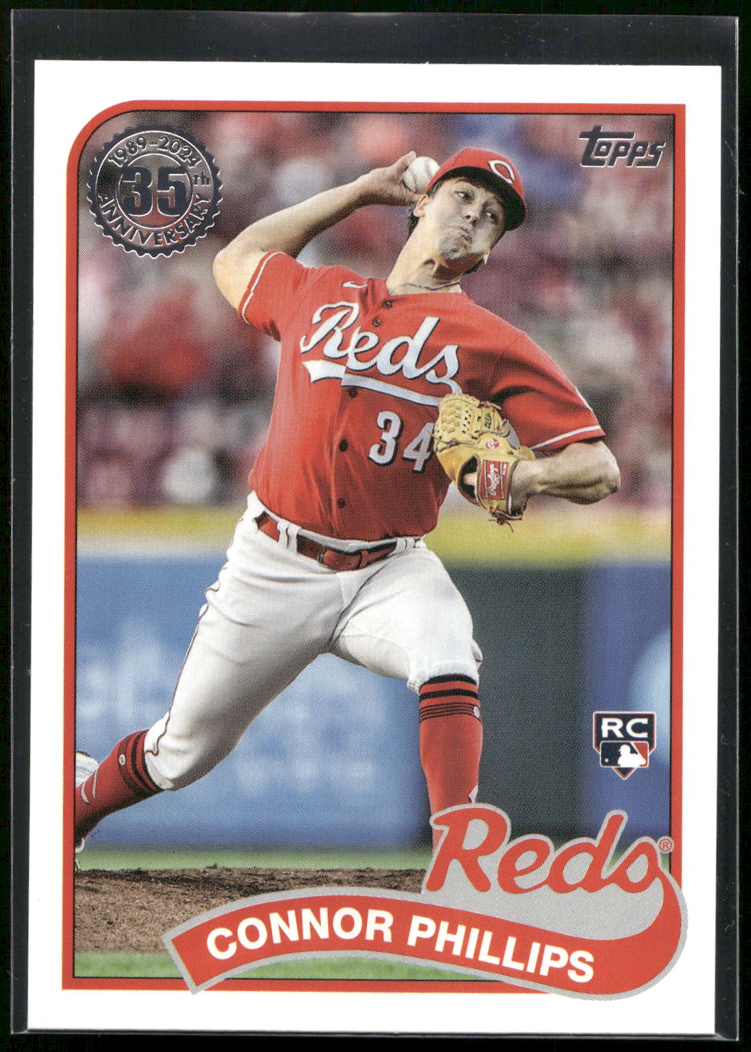 2024 Topps Update #89US-21 Connor Phillips 1989 Topps Baseball 35th Anniversary