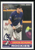 2025 Topps Heritage #90 Aaron Schunk