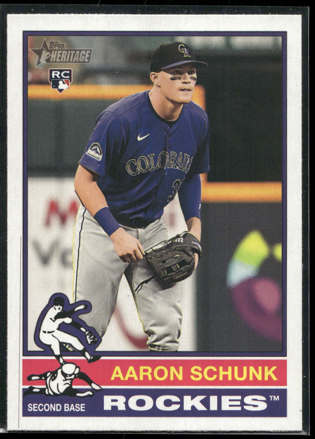2025 Topps Heritage #90 Aaron Schunk
