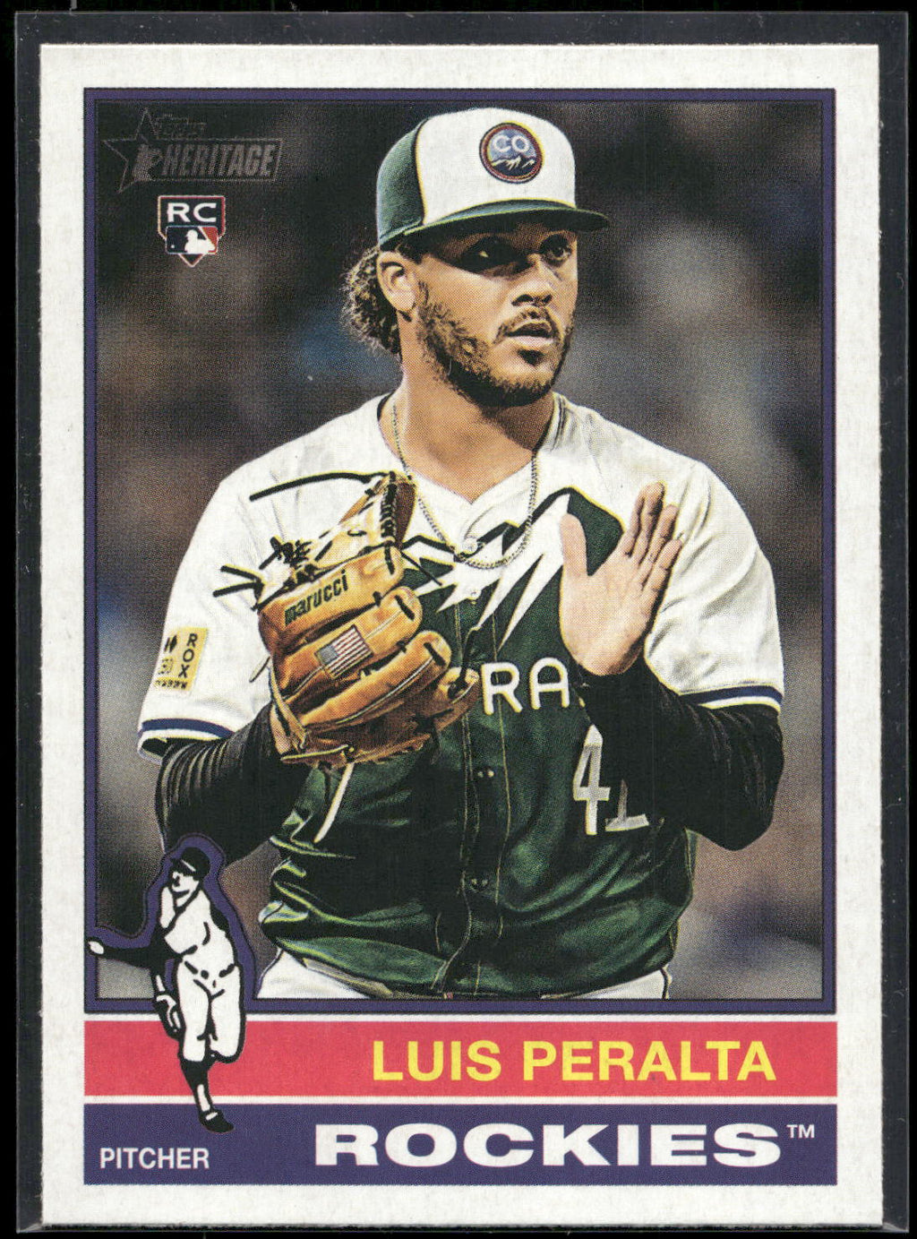 2025 Topps Heritage #176 Luis Peralta
