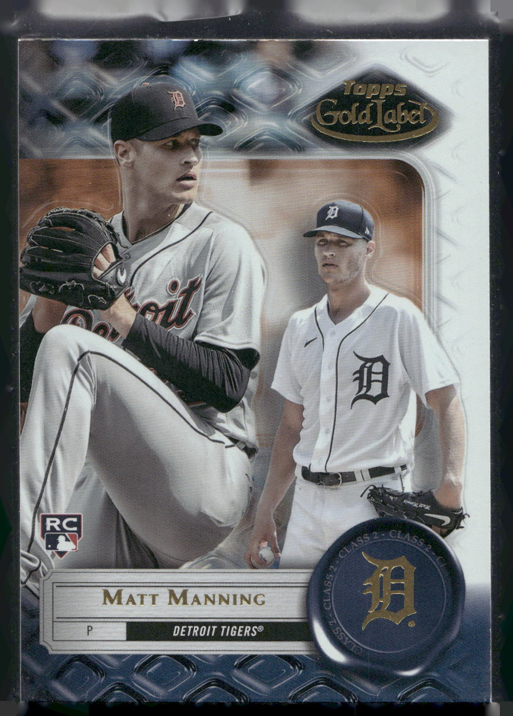 2022 Topps Gold Label #2 Matt Manning Class 2