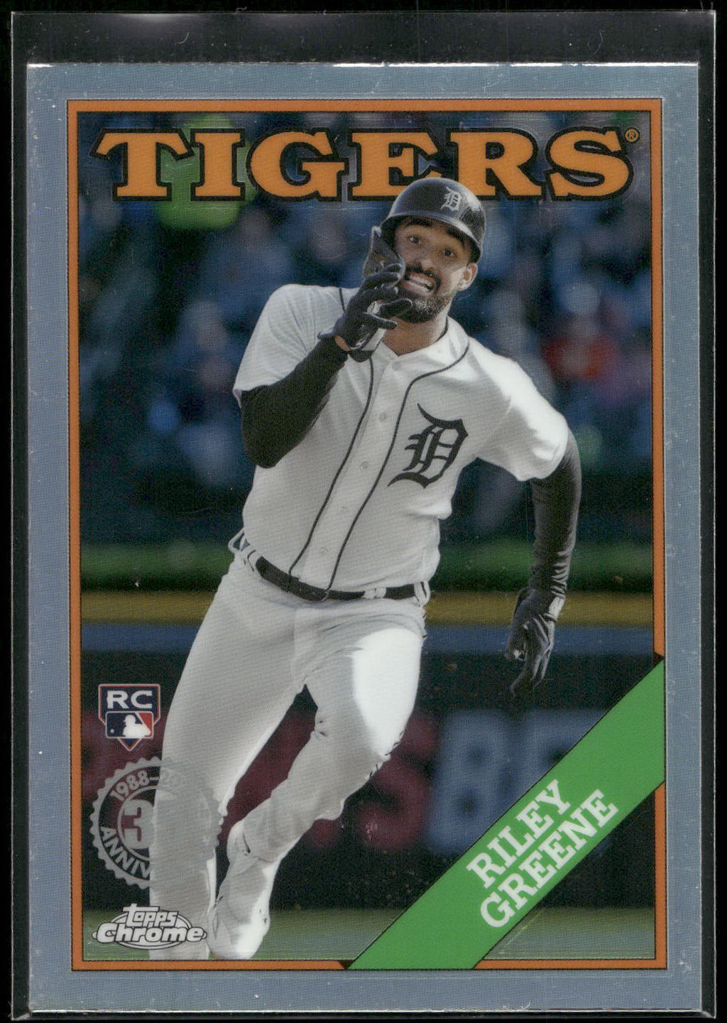 2023 Topps Chrome Update #88CU-9 Riley Greene 1988 Topps Baseball 35th