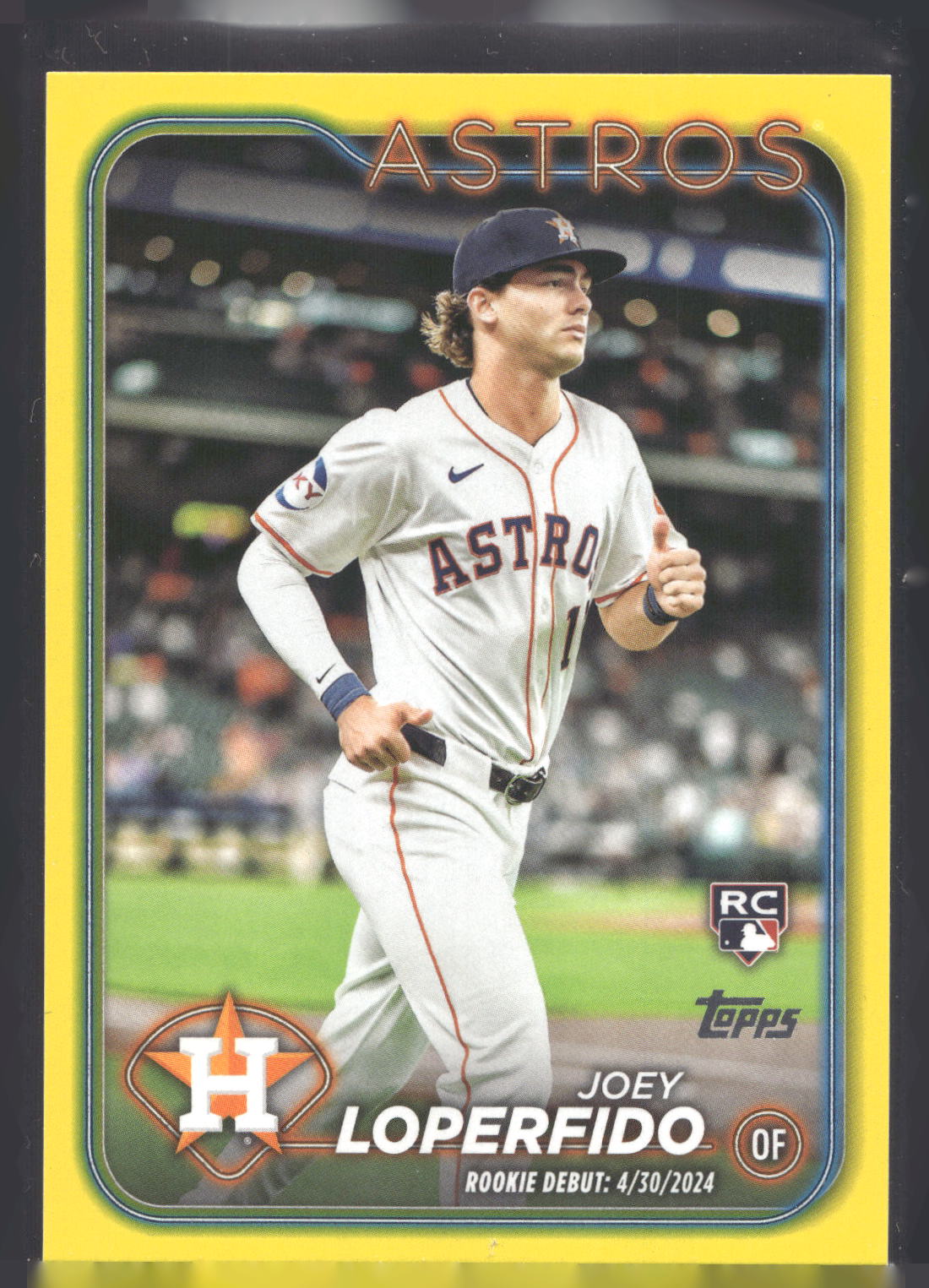 2024 Topps Update #US147 Joey Loperfido Yellow