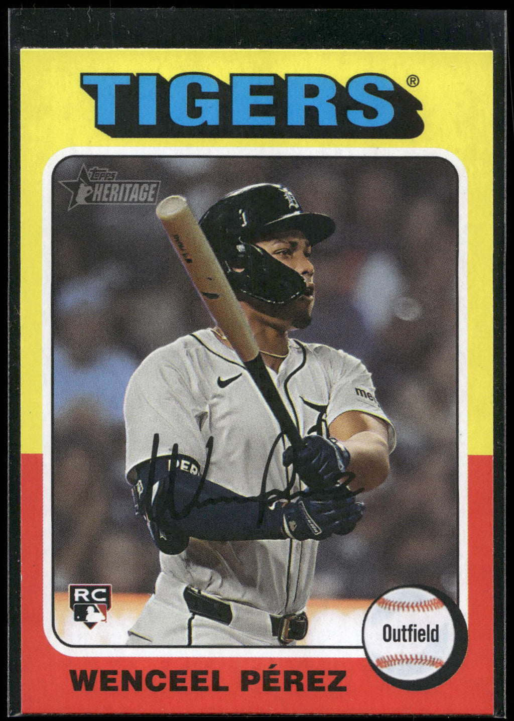 2024 Topps Heritage #698 Wenceel Pérez