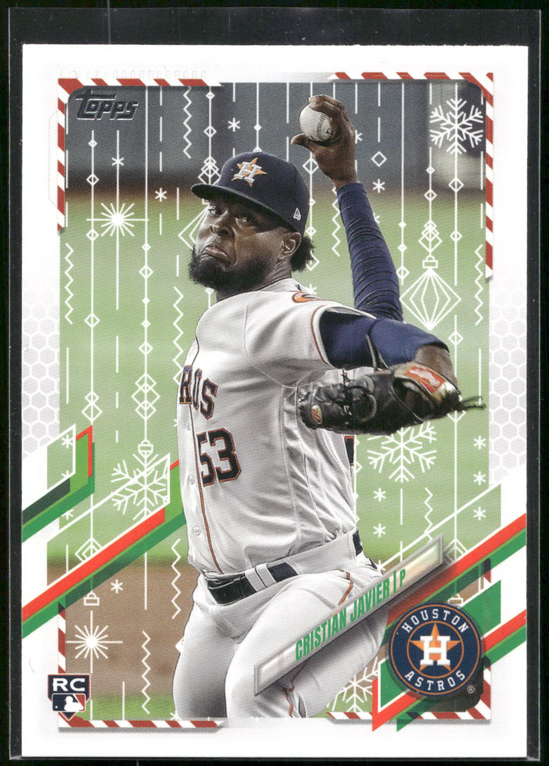 2021 Topps Holiday #HW74 Cristian Javier