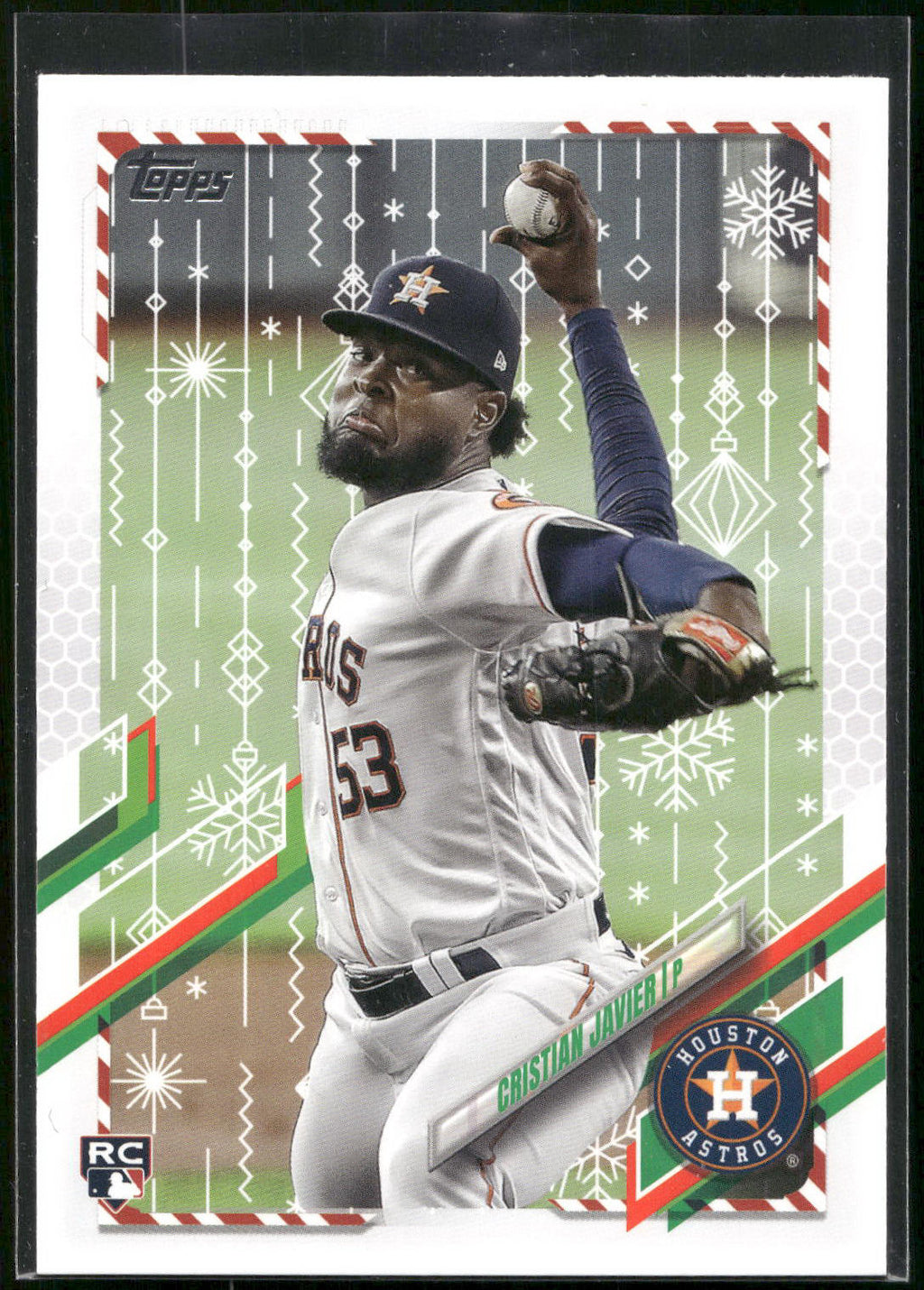 2021 Topps Holiday #HW74 Cristian Javier