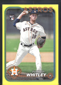 2024 Topps Update #US61 Forrest Whitley Yellow